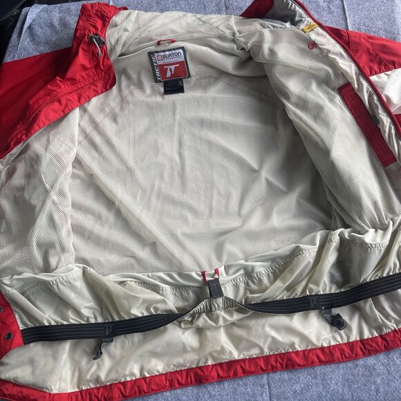 Burton Tactic Jacket Mens Small Snowboarding Full Zip Hooded Ski Outdoor Winter - Picture 3 of 16